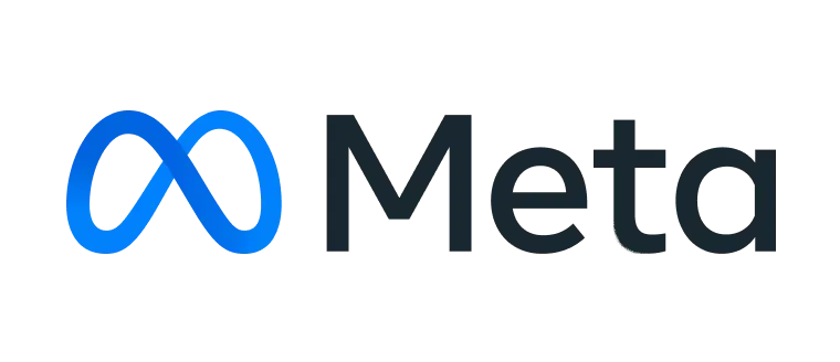 Meta LLaMA logo – Large language model AI research and development partner