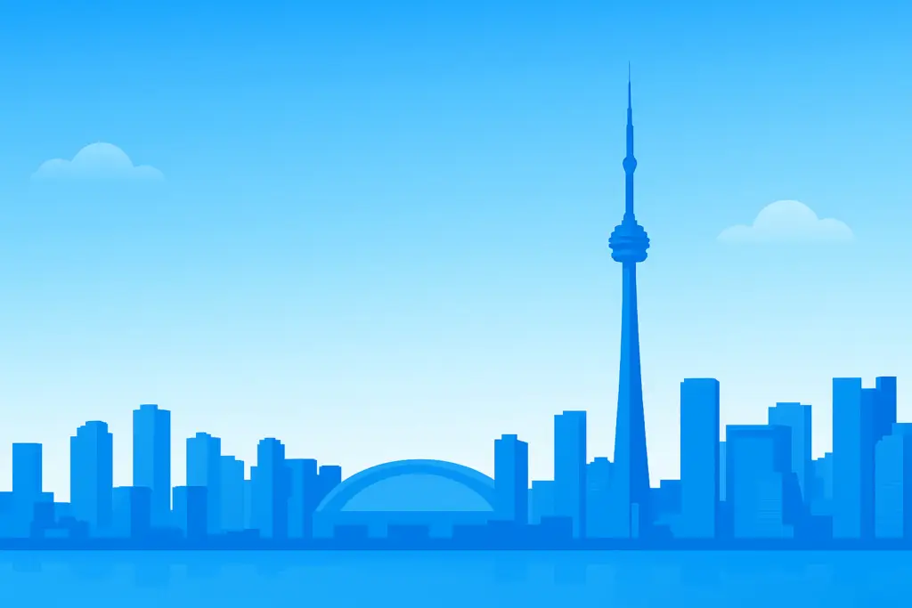 Toronto skyline art
